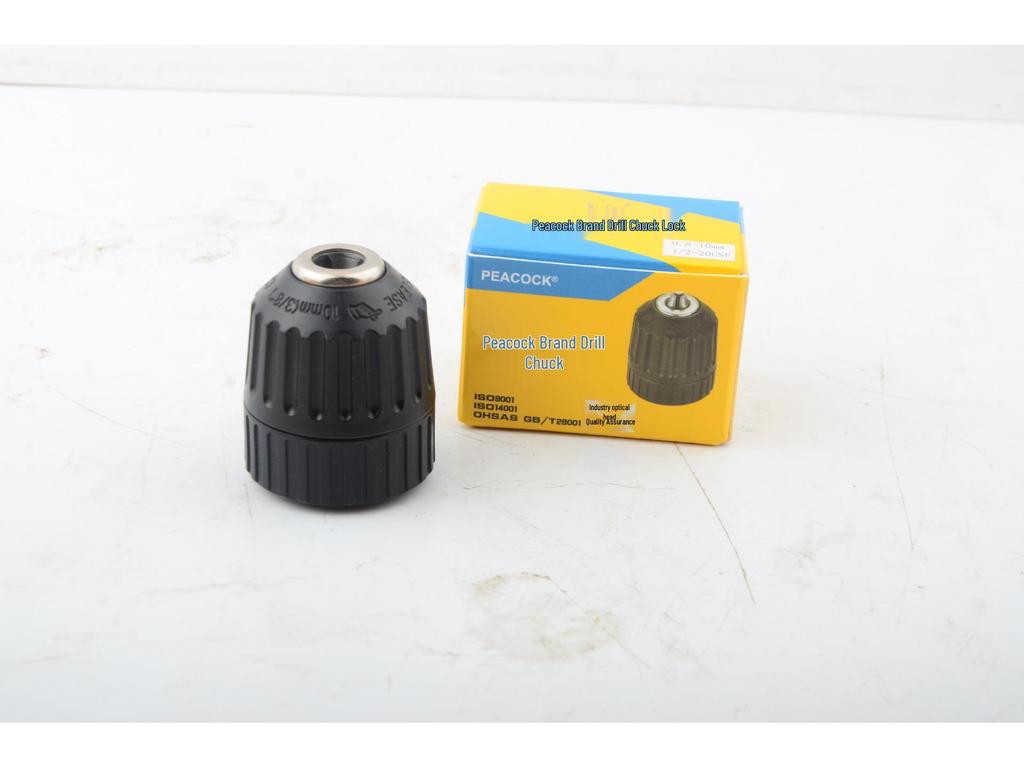 Peacock Ratchet Metal & Plastic Hand-Tightened Drill Chuck
