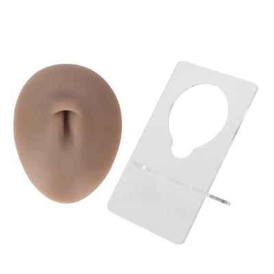 Silicone Belly Model 3D Piercing Practice Acupuncture Display Soft Belly Button Model for Teaching