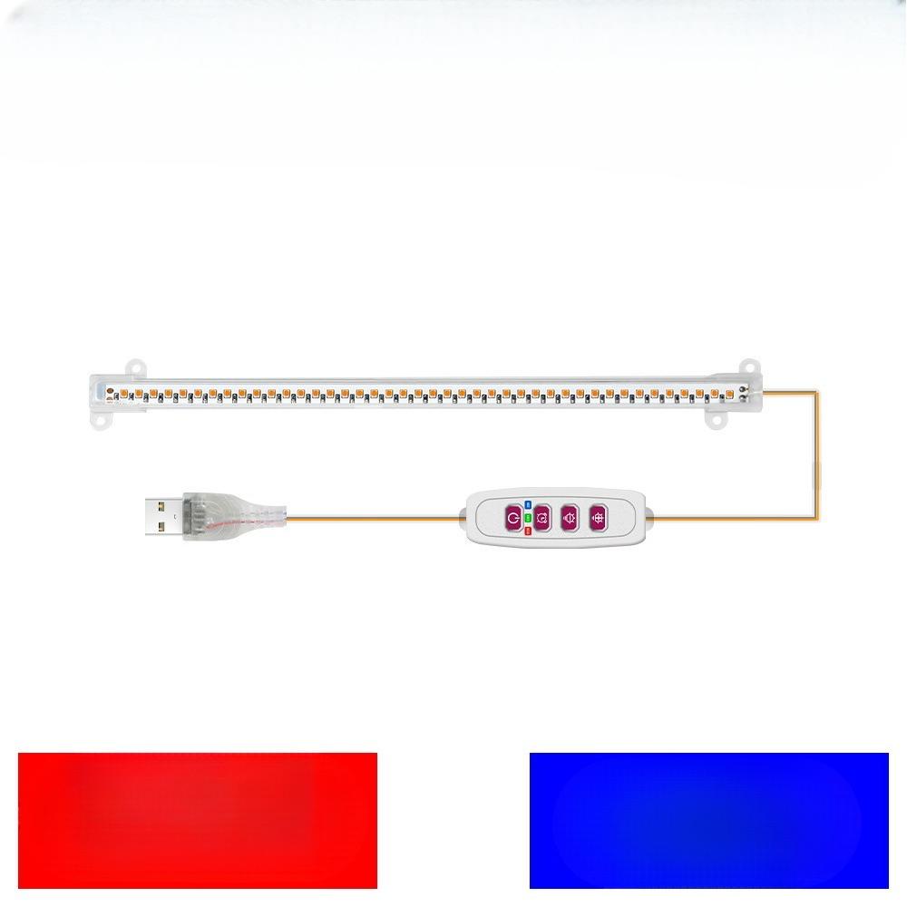 1Pc LED Plant Growth Light Full Spectrum Indoor Plant Light Tube USB Household Succulent Step Potted Planting Fill Light