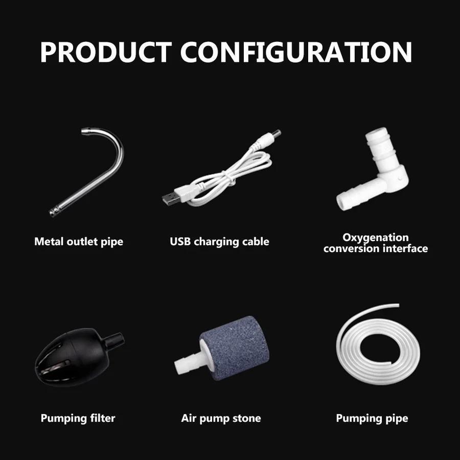 1 Stücke Automatische Kleine Wasserabsorber Multifunktionspumpe Outdoor Angeln Sauerstoff Booster Pumpen