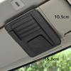 geneX Car Sun Visor Card Glasses Pen Small Item Convenient Gadget Accessories, Mount, Holder, Holder, Holder, Storage, (Black)