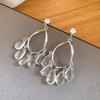 Exquisite Crystal Clear Water Drop Tassel Earrings: Versatile Twinkling Pendants for a Slimmer Face Look - 2026 Style