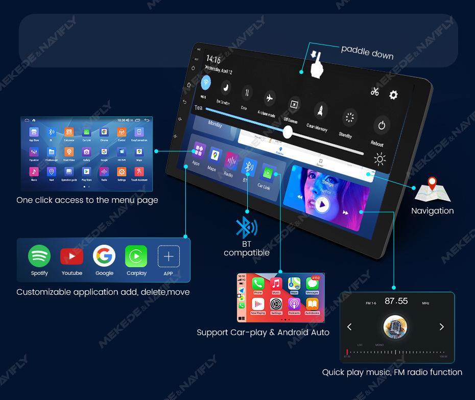Honda HR-V/XRV 2013-2020 Large Screen Android Navigation System