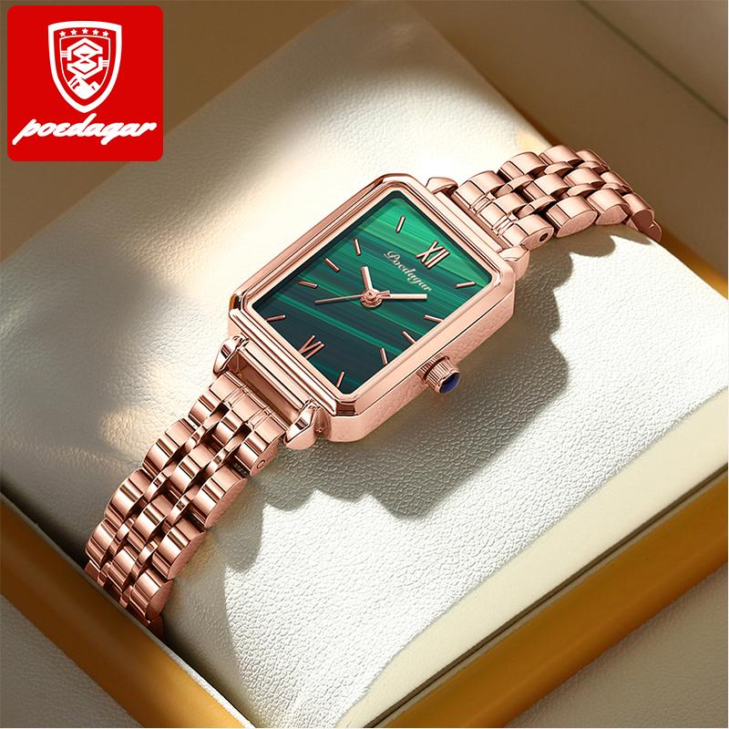 Fashion Female Watches Quartz Movement High Quality Waterproof Lady Watch Stainless Steel Mesh Rose Gold Watch for Girl