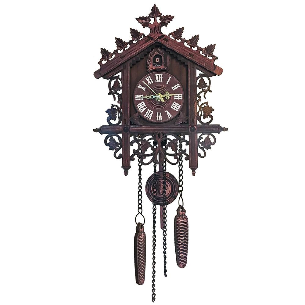 

Large wall Clock Vintage 3d Wall Clock Wood Wall Watches Home Decor Shabby Chic Silent Horloge Mural Farmhouse Decor SC535 18.5X44CM