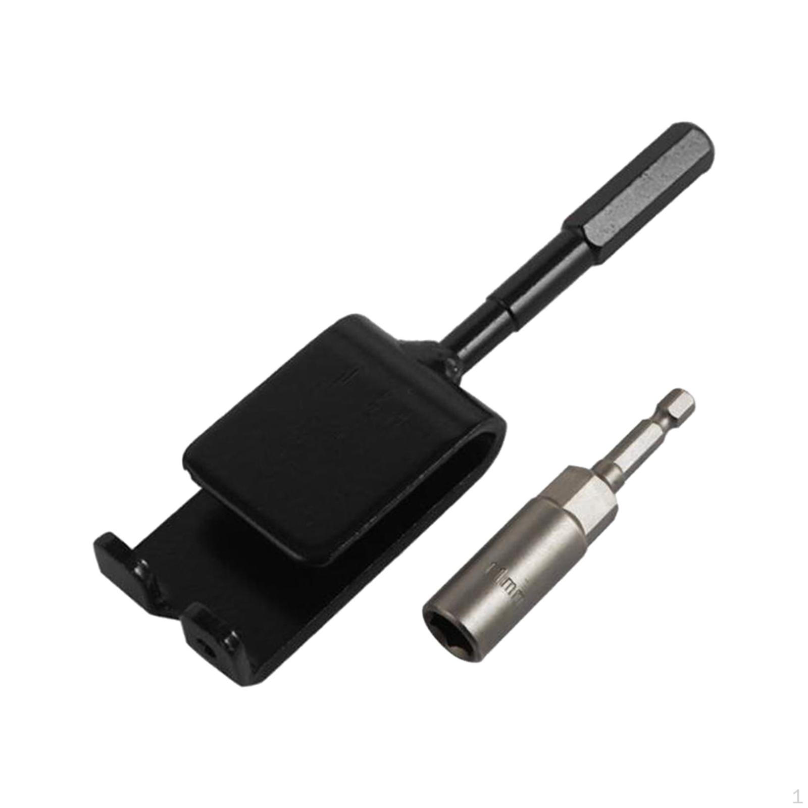 

Ice Anchor Power Drill Adapter with Sleeve Auger Shaft Metal Durable Tool for