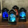 Halloween Graveyard Ornaments LED Halloween Headstone Lamp Energy Saving  Practical Skull Halloween Graveyard Ornaments