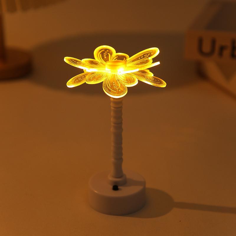 Minimalist Design Acrylic Butterfly Led Table Lamp Soft Ambient Lighting Luxury Style Led Desk Lamp Modern Design Eye Protection