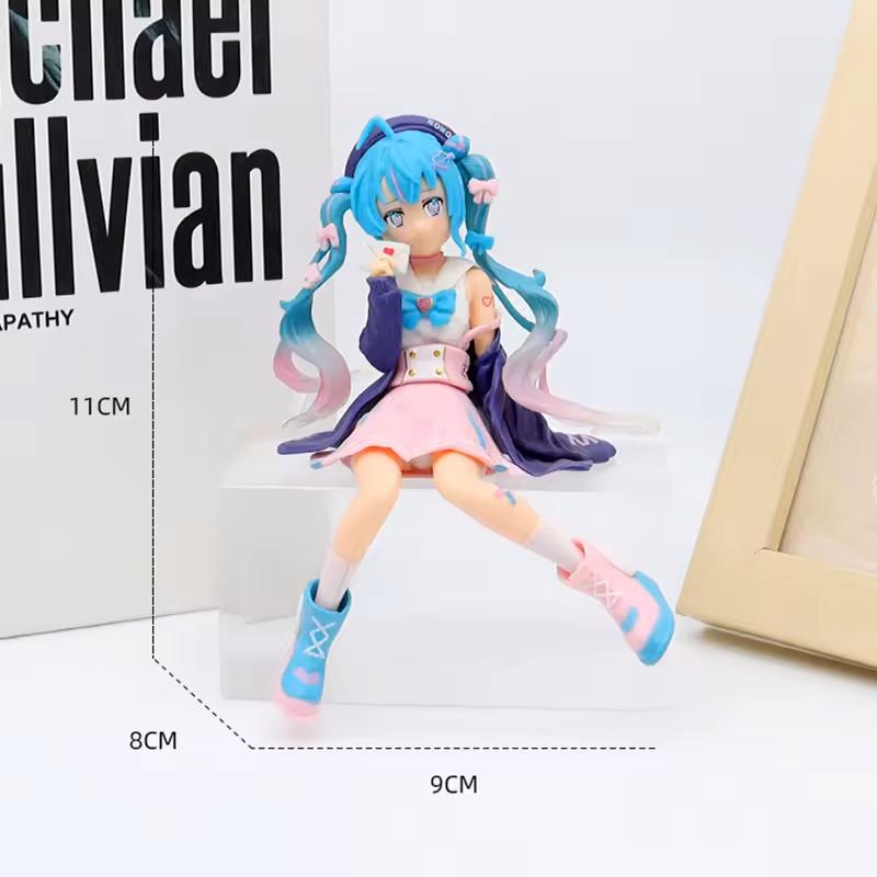11cm Hatsune Miku Anime Figure Fashion Subclture Miku Action Figure Christmas Gift PVC Collection Model Doll Toys