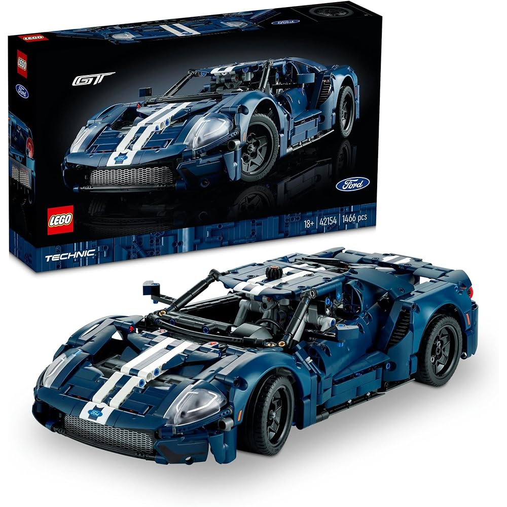 

LEGO Technic Ford GT Toy Building Set 2022 Model Vehicle for Kids and Adults 42154
