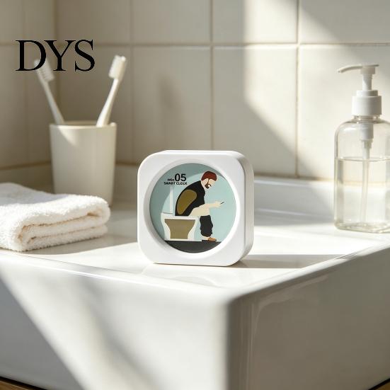 Accessorio Bagno Divertente Unico, Sabbiera da Toilette da 5 Minuti, Clessidra con Grafica di Uomo che Defeca Timer, Orologio Visivo per Bagno, Stress da Scrivania