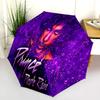 Prince Purple Rain Love Folding Umbrella Durable Travel Travel Umbrella Printing Sun Umbrella