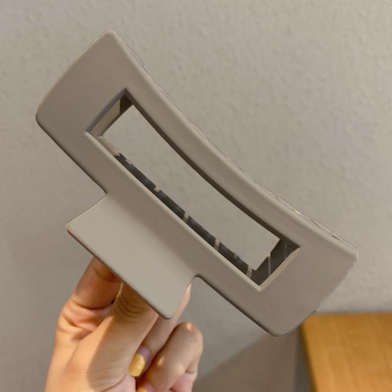 2pcs 10cm Women Thick Ponytail Hair Claws Large Geometric Square Claw Minimalist Lady Hair Claw Girls Hair Accessories