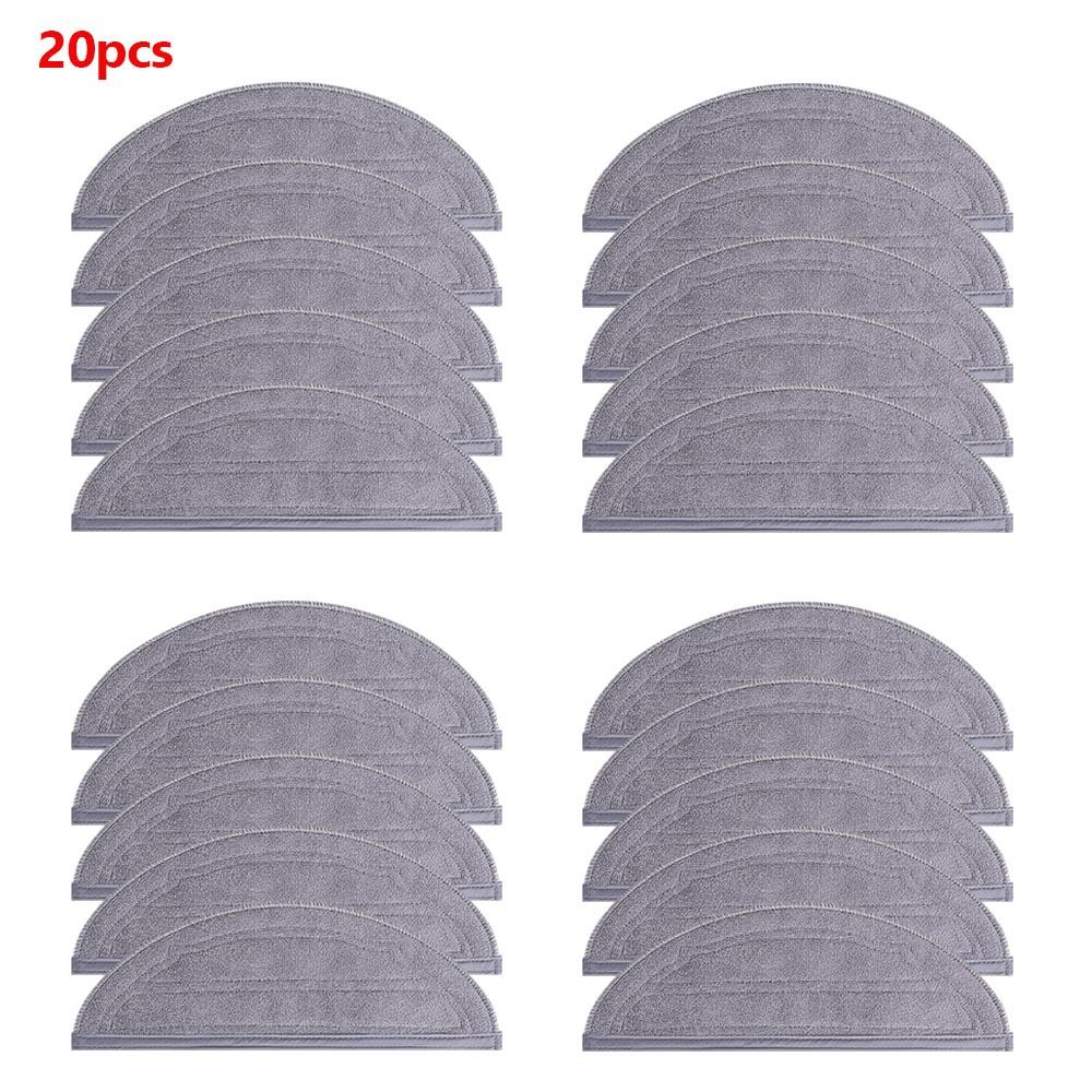 Reusable Mop Pads for Roborock Q10 S5/Q10 S5+ /Q10 VF /Q10 VF+/Q10V /Q10V+ /S8 Pro /S8 Pro+ Washable Mop Cloth Replacement Parts