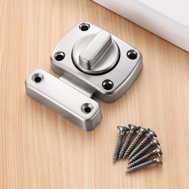 KK&FING Zinc Alloy Left and Right Door Latch Door Buckle Push-pull Door Thickened Surface Mounted Door Bolt Lock Buckle Hardware