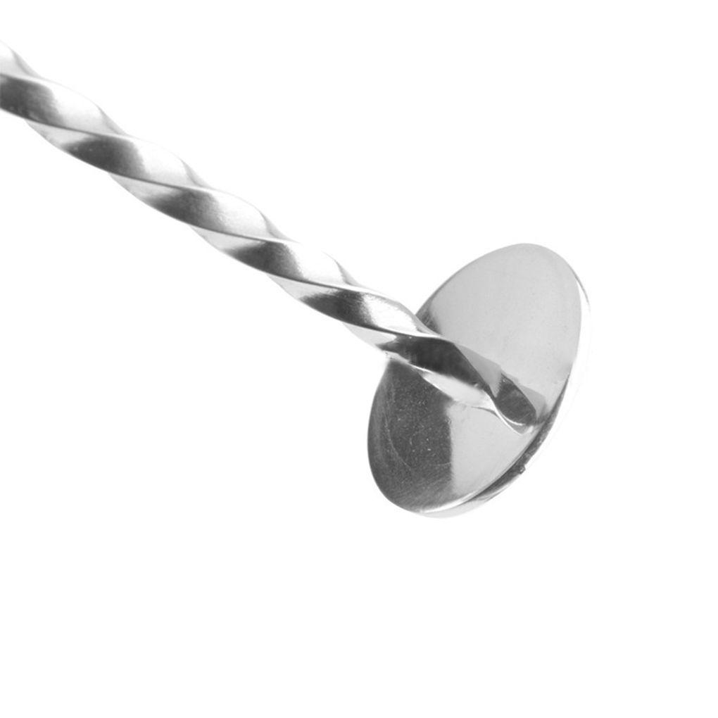 Drink Shaker Handily Gripped Mixing Spoon Pub Supplies Restaurants Cocktail Muddler Exquisite Stainless Steel Drinking Stirrer