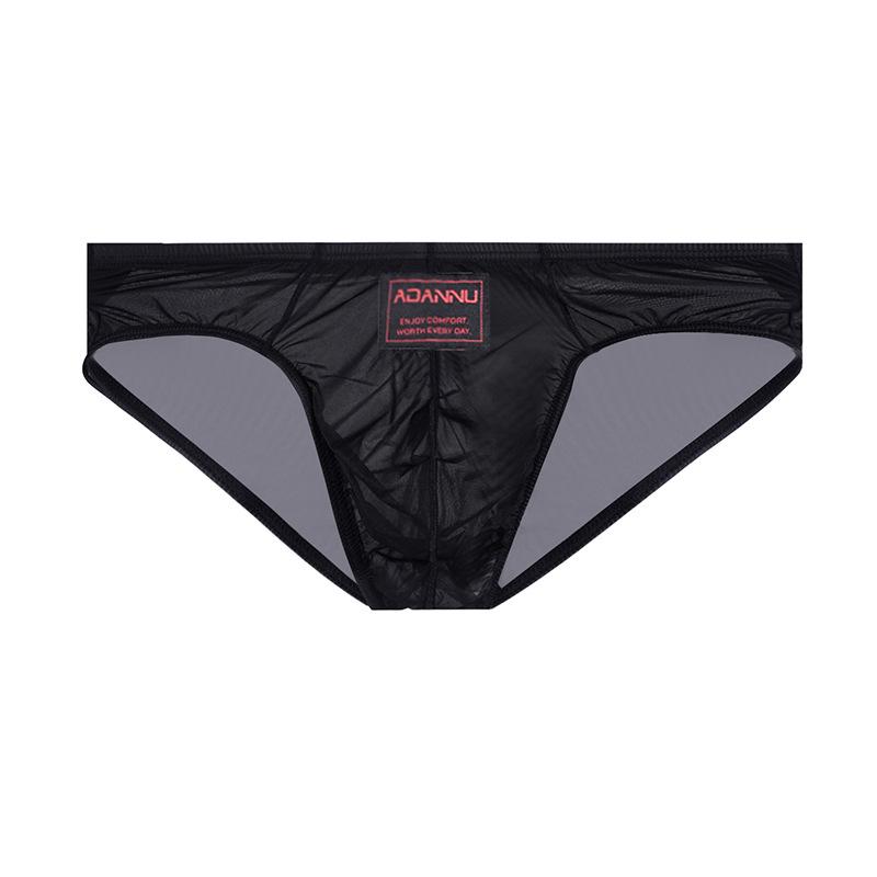 Damen Erotischer Deep V Po-Hebender Tanga mit Transparentem Mesh-Design