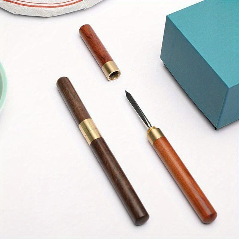 1PC Wooden Tea Knife Tea Ceremony Accessories Puer  Dedicated Tea Needle Chinese Kung Fu Teasets Tool