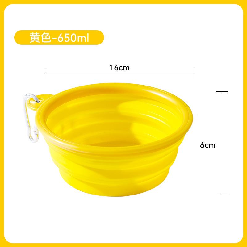 Neuer Hund geht aus einfarbig faltbare Schüssel Teddy als Bär mittelgroßer und großer Hund Hängenapf Katze Trinknapf Haustiernapf