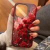 Elegante Custodia per Telefono con Design Retrò e Motivo Floreale Per iPhone 17 16 Pro 16E 15 14 13 12 11 Pro Max 17 Air X XR XS 7 8 Plus Cover Morbida