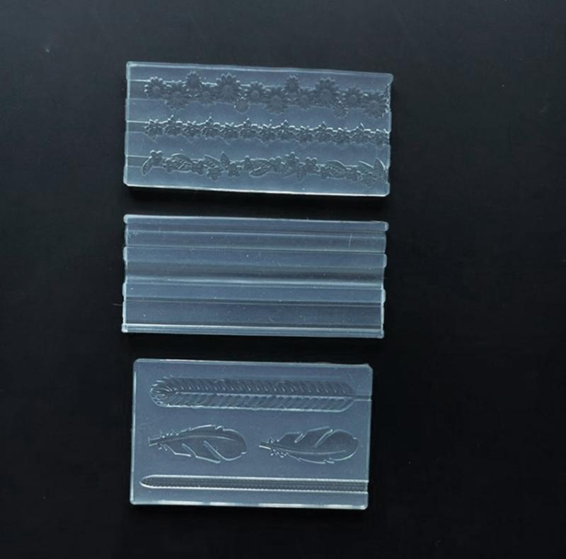 Molde de silicona para anillos de arcilla plateada Molde de silicona para hacer anillos delicados para anillos de arcilla plateada y joyería