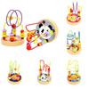 Education Wooden Early Bead Stringing Toy Intelligence Intelligence Emotional
