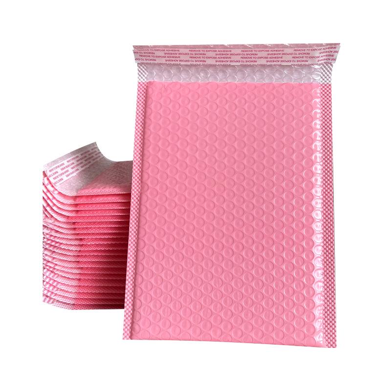 Black Shockproof Bubble Mailer with Self-Adhesive Closure for Clothing and Small Items