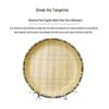 Wuhe Melamine Bamboo Weave Round Plate