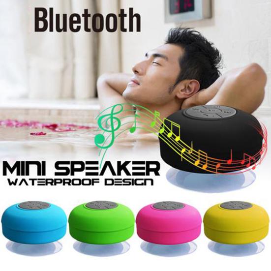 Mini Waterproof Suction Wireless Bluetooth-compatible Speaker Cup Bathroom Music Player