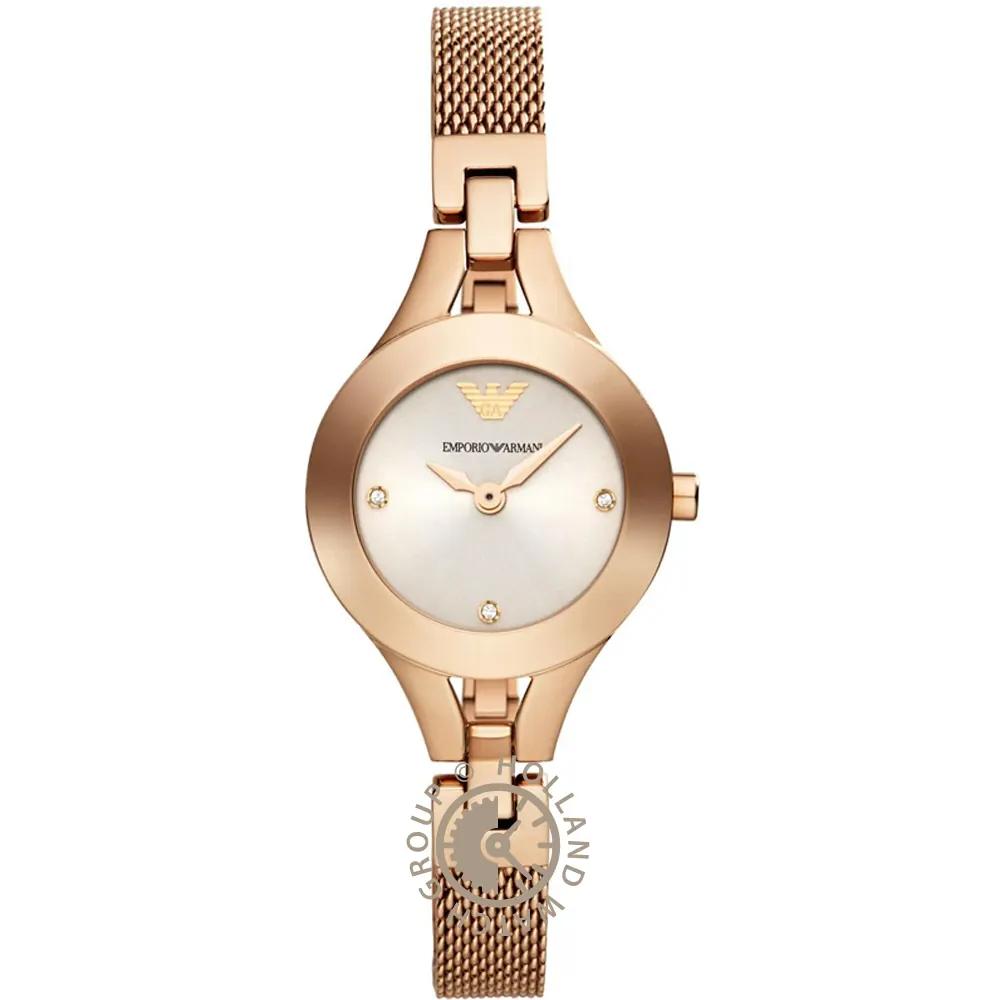 

Emporio Armani Chiara Beige Rose gold Stainless Steel Ladies Quartz Watch AR7362 бежевый