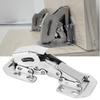 10Pcs Cold Rolled Steel Bridge Shape   Punch Cabinet Door Furniture Hinge #1