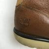 Timberland Leather 9-Hole Lace-Up Work Boots Brown Size 8 (26.0cm) Men’s(USED)