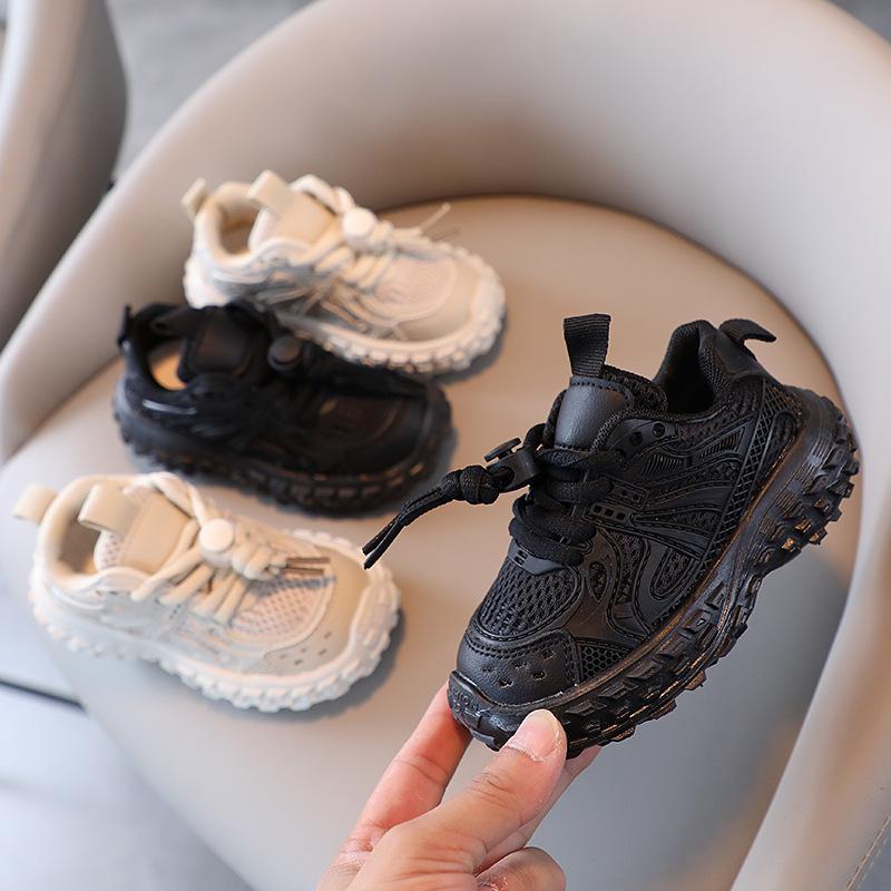 Children's Spring Autumn New Daddy Shoes Male Baby Versatile Breathable Mesh Sneakers Thick Soled Casual Shoe Girl Zapatillas