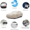 Heavy Duty Outdoor Car Cover Custom Fit for Ford Mustang, Windproof All Weather Waterproof Sun Rain UV Dust Snow Protection Outdoor Car Covers
