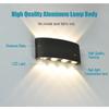Hot Sale Up and Down Two-way Luminous LED Wall Lamp Outdoor Waterproof Living Room Staircase Aisle Balcony Corridor Wall Lamp