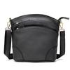 Multi-Pocket Genuine Leather Crossbody Bag for Women