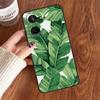 Retro Banana Leaf Plant For Realme 15 14 11 12 13 Pro Plus C35 C71 C75 C65 C55 C63 C61 C53 C51 C67 GT6 GT7 Pro Case
