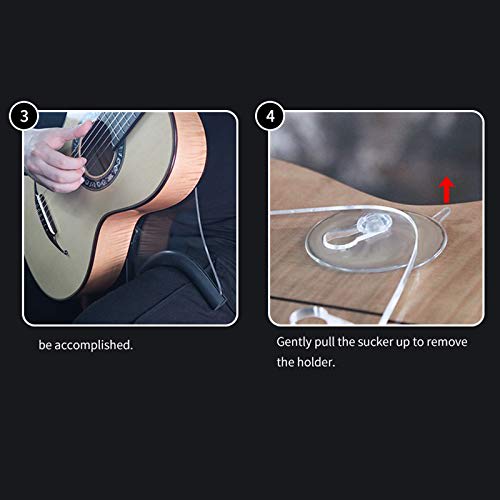 FOREGA Classical Guitar Support, Suction, Streamlined Guitar Support Frame