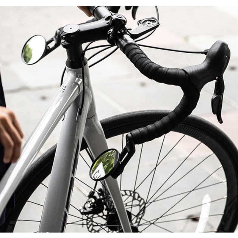 Bicycles Rearview Mirror Adjustable Bicycles Handlebars Mirror Bicycles Handlebars Plug Rearview Mirror Easy to Install