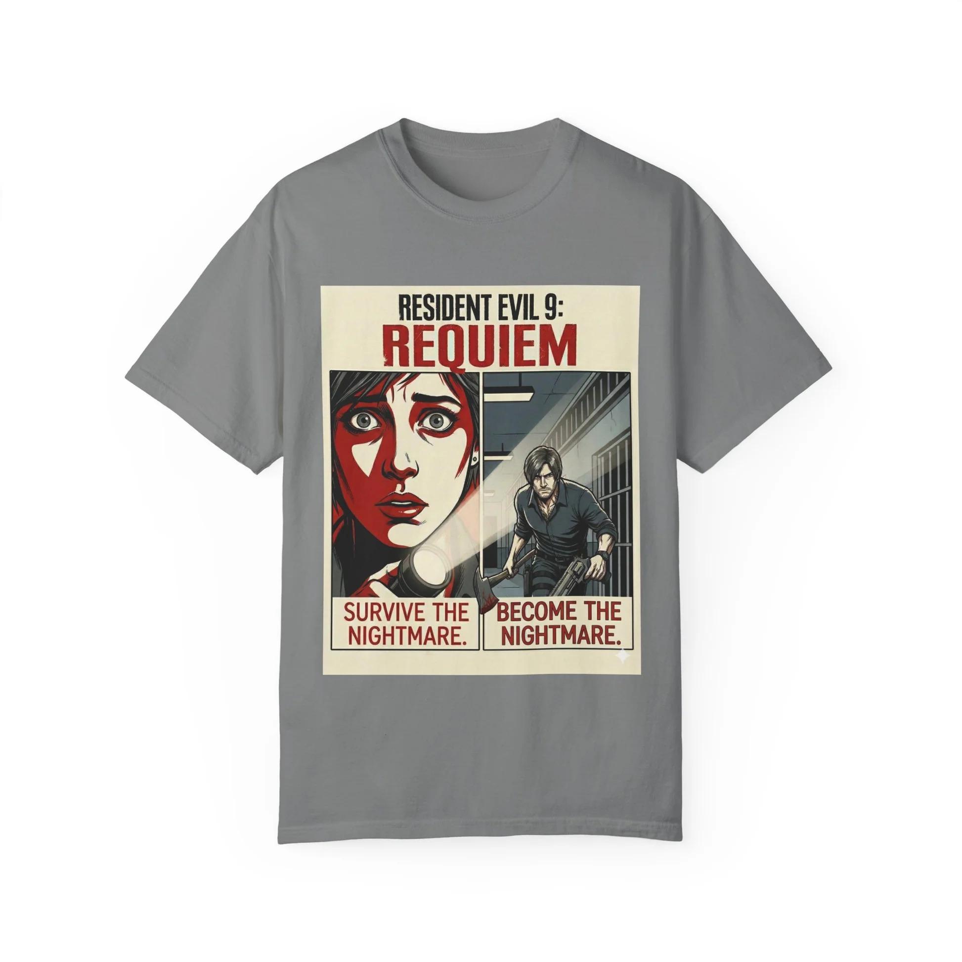 

Biohazard 9 Epilogue Illustration Pattern Printed TShirt Suitable for Both Unisex and Women 21st Century Style M