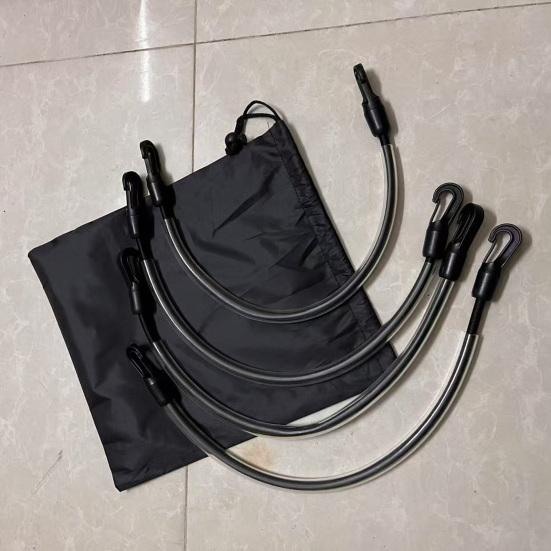 Cinghie per Gambe per Coperta da Cavallo Elastiche di Ricambio con Clip a Doppia Estremità Lunghezza Regolabile da 21" a 28" Cinghie Elastiche per Gambe