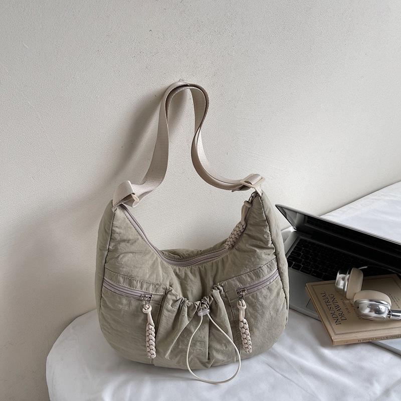 

Сумка-тоут для женщин: Простой и Модный, Однотонный, Легкий и Художественный Стиль, Нишевая Сумка Кроссбоди бежевый