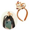Lovely Plush Squirrel Headband Beautiful Animal Hair Hoop Headwear Accessory