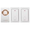 Smart Wireless Selfpowered Waterproof Doorbell Chime Elderly Caller   2*transmitter  1*receiver