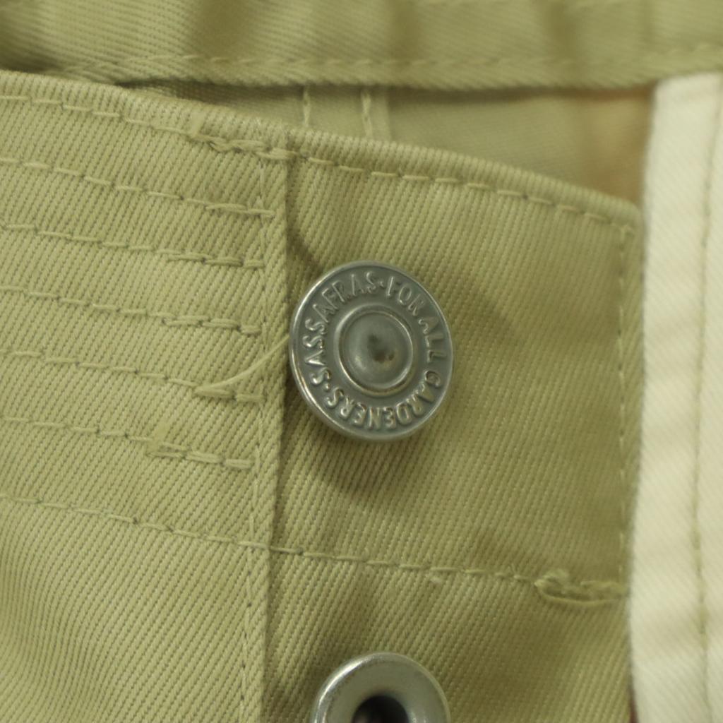 SASAFRAS Straight Pants S Beige Men's Used