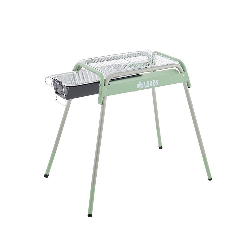 LOGOS Tube Grill M Trial 81060700 Barbecue Stove Easy Grill Height Adjustment Roster Included Eco-logosave (Easy Pack)
