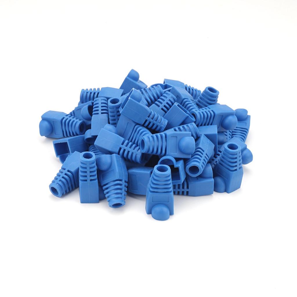 RJ45 PVC Colored Crystal Head Protective Sheath and Tail Cover