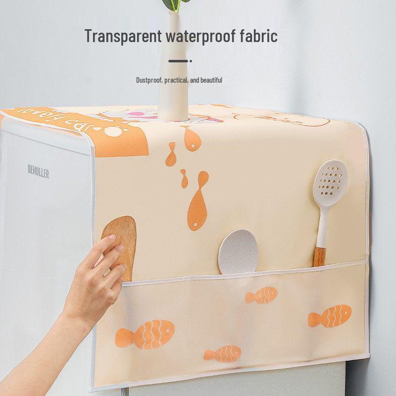 PEVA Waterproof Refrigerator & Washing Machine Dust Cover