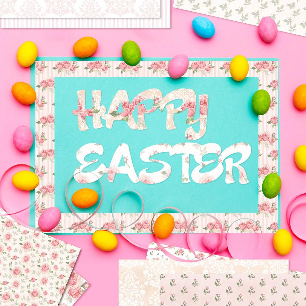 12 Packs, Toyo Pink Flower Morning Mist Garden Series Ins Flower Handbook Diy Valentine'S Day Bottom Handbook Material