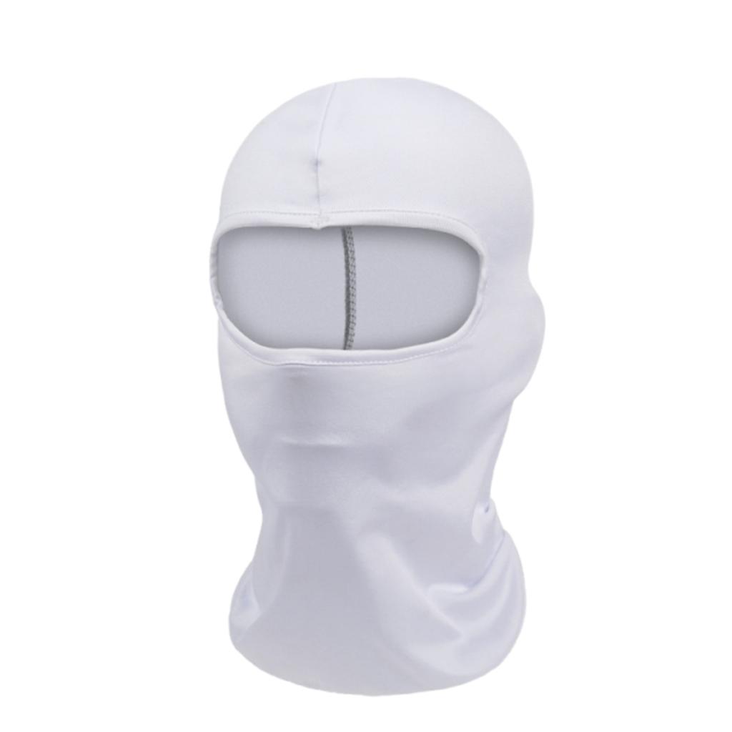 Maschera Balaclava Integrale Tessuto Leggero Traspirante Vestibilità Elastica per Attività Sportive all'Aperto Uomo Donna